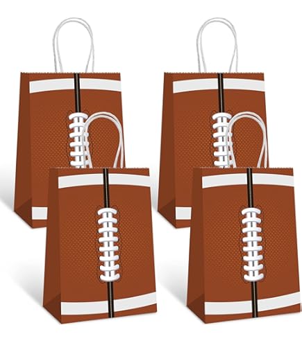 Amazon.com: 16 PCS Party Gift Bags for Football Paper Bags Goodie